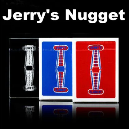 

Jerry's Nugget Playing Cards Poker(Red/Blue Back Available) Magic Tricks Close Up Illusions Gimmick Prop Mentalism Comedy