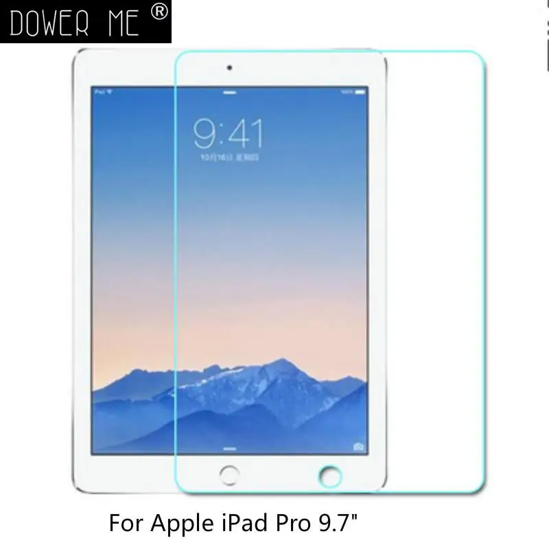 Новые Pro 9 H 2.5D 0.3 мм закаленное Стекло пленка для Apple iPad 9.7 &quotвзрывозащищенный ЖК