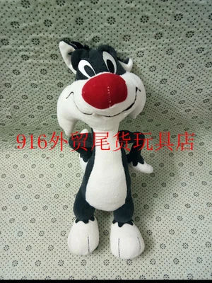 Warner Brothers Looney ttes плюшевая кошка Сильвестр 34 см плюшевая мягкая большая кукла-игрушка