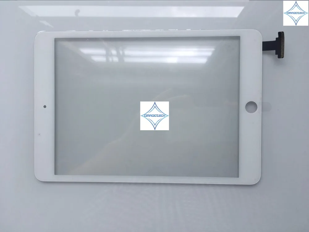 

Дигитайзер сенсорного экрана для iPad Mini 1, A1432, A1455, iPad mini 2, A1489, A1490, с кнопкой «Домой» + гибким кабелем IC, 7,9 дюйма
