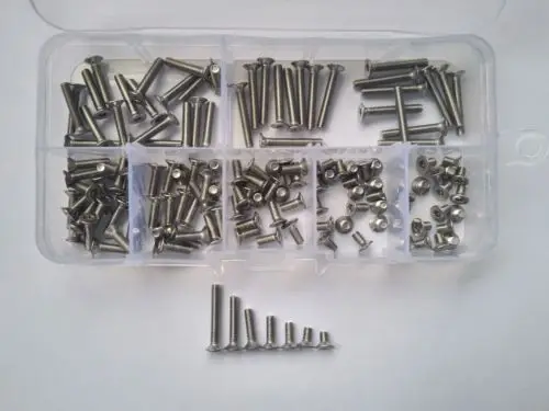 140 шт. M3 Torx T & TX розетка с потайной головкой ассортиментом стопорных винтов