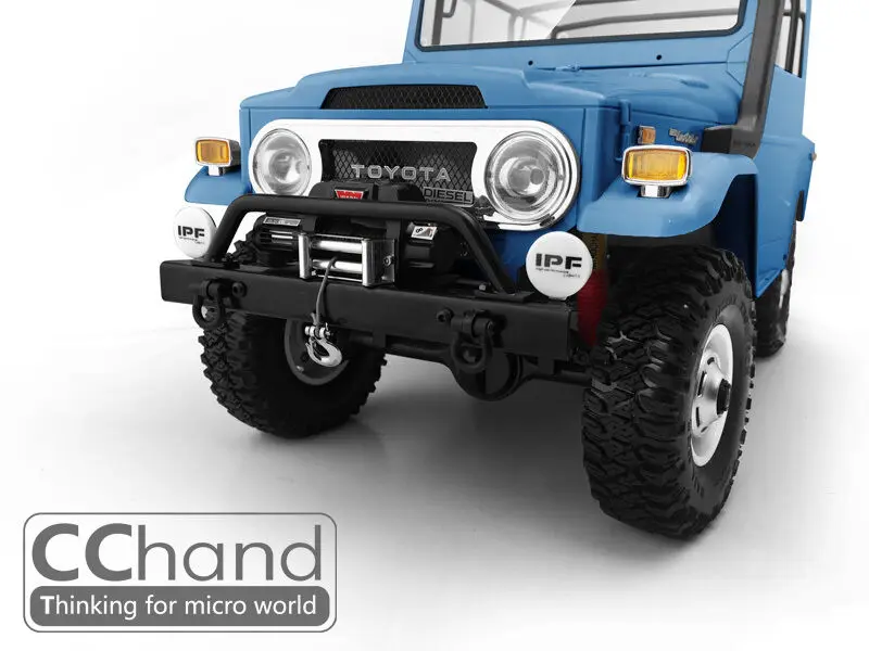 Новый CCHAND металлический передний бампер для RC4WD 1/10 Gelande II Cruiser FJ40 rc Автомобильная