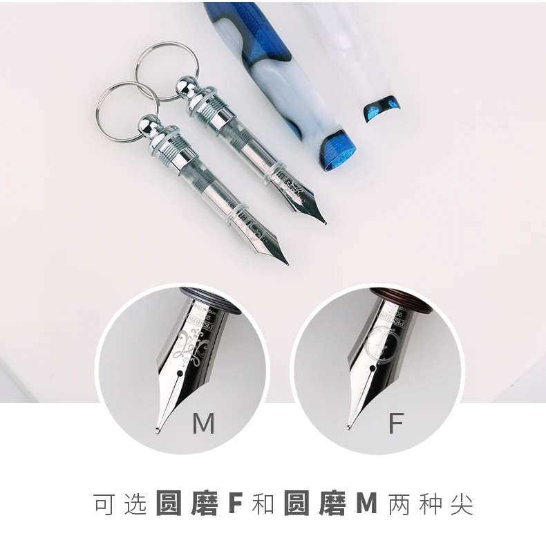 Penbbs 353 портативная карманная мини перьевая ручка 0,5 мм перо