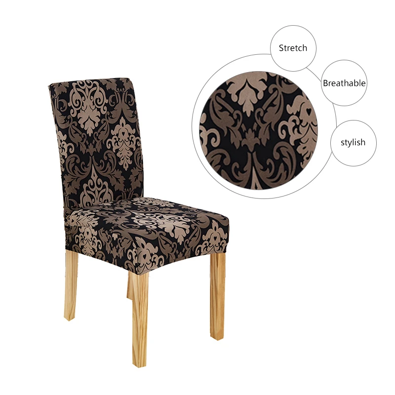 Forcheer накидка на стул из спандекса эластичные Роскошные с цветочным принтом