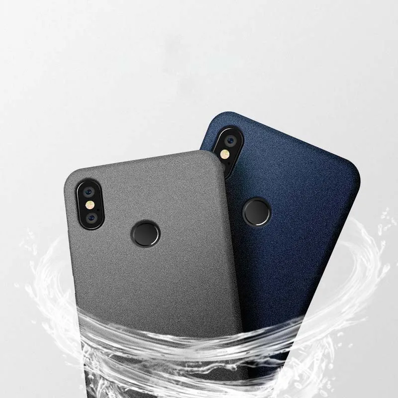 Shockproof Case For Xiaomi Redmi Note 7 6 5 Pro 7Pro Cases Anti-Sweat Matte Ultra Thin Sandstone Soft Silicone TPU Back Cover |