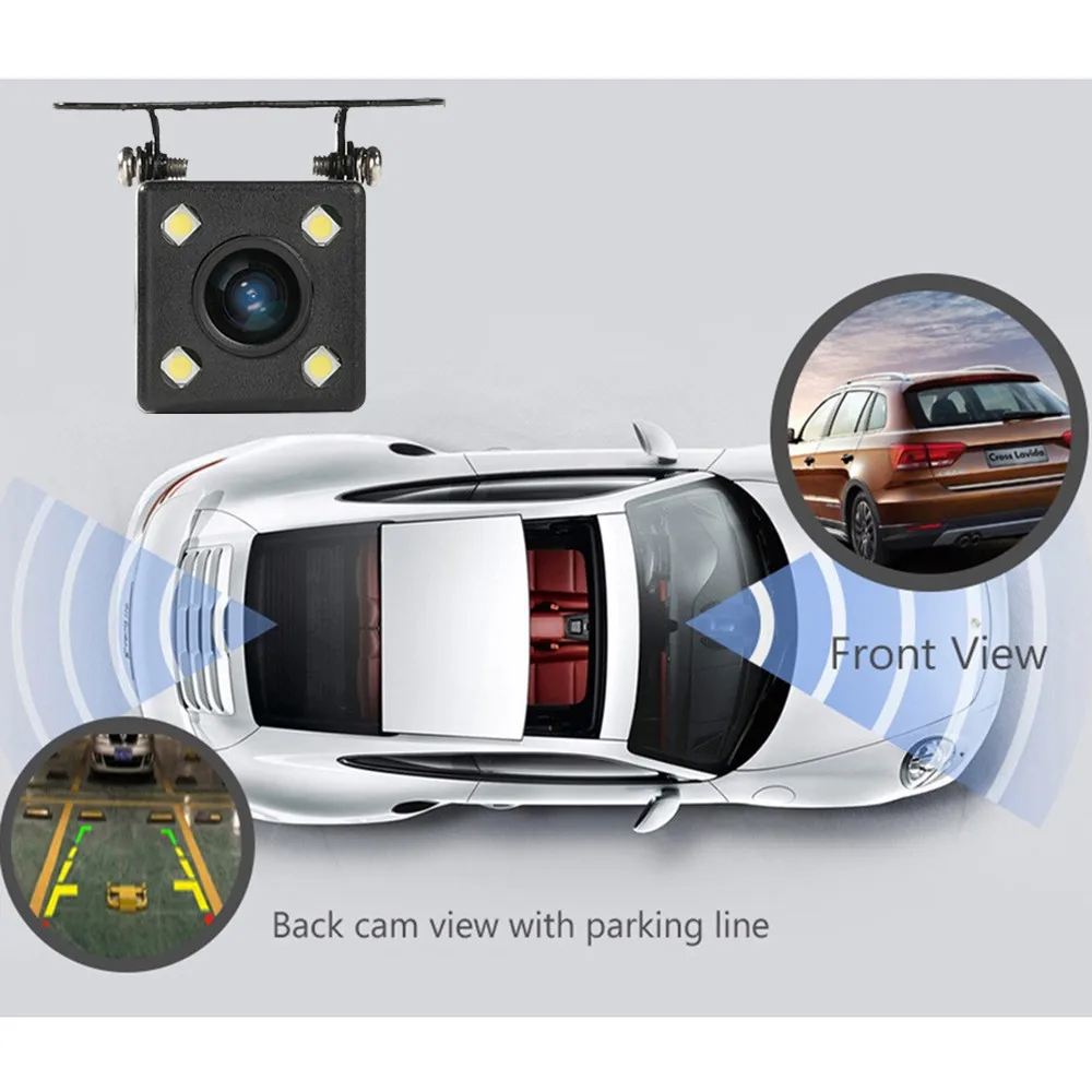 Водонепроницаемая Спортивная камера CCD Автомобильная заднего вида резервная