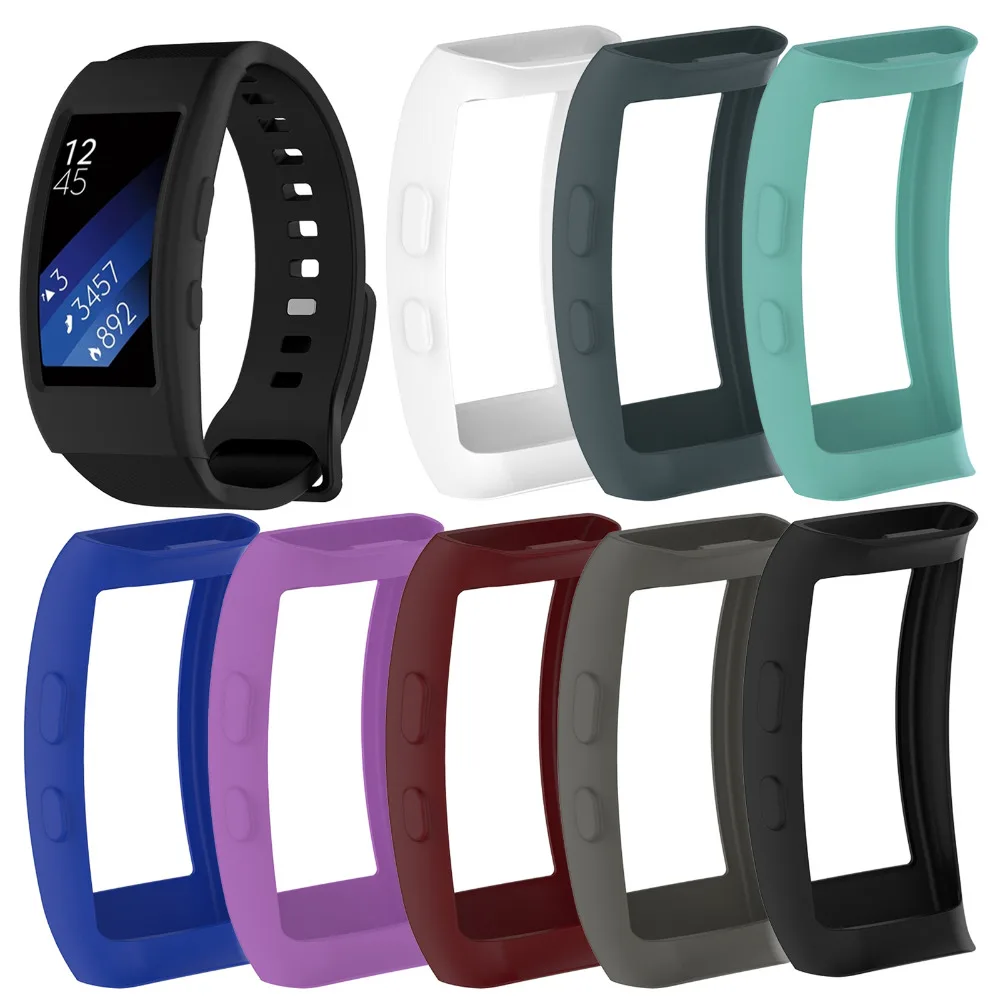 Силиконовый защитный чехол для Samsung Gear Fit2 SM R360 Pro|Смарт-аксессуары| |