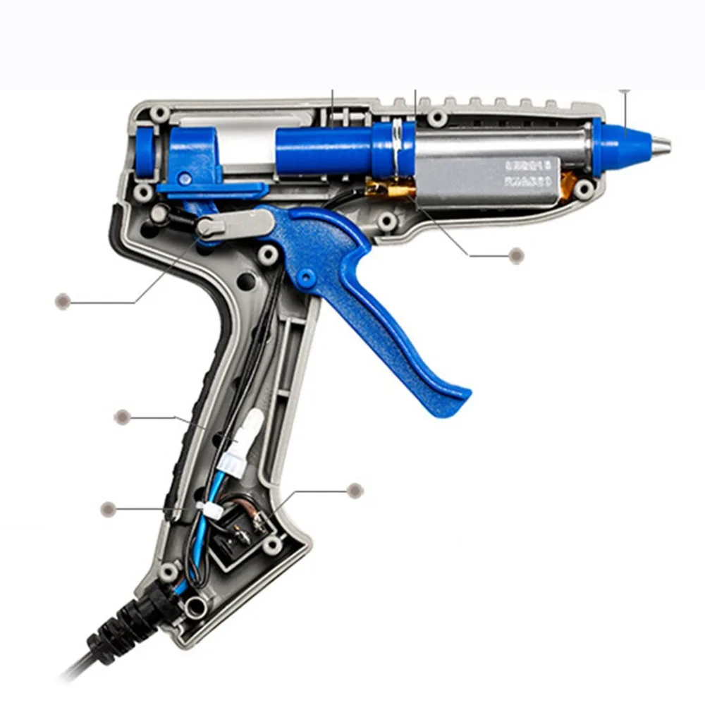 

High-End Hot Glue Gun 35W 40W 60W 80W 110-240V Hot Melt Industrial Guns Thermo Electric Heat Temperature Tool Home Diiy Glue Gun