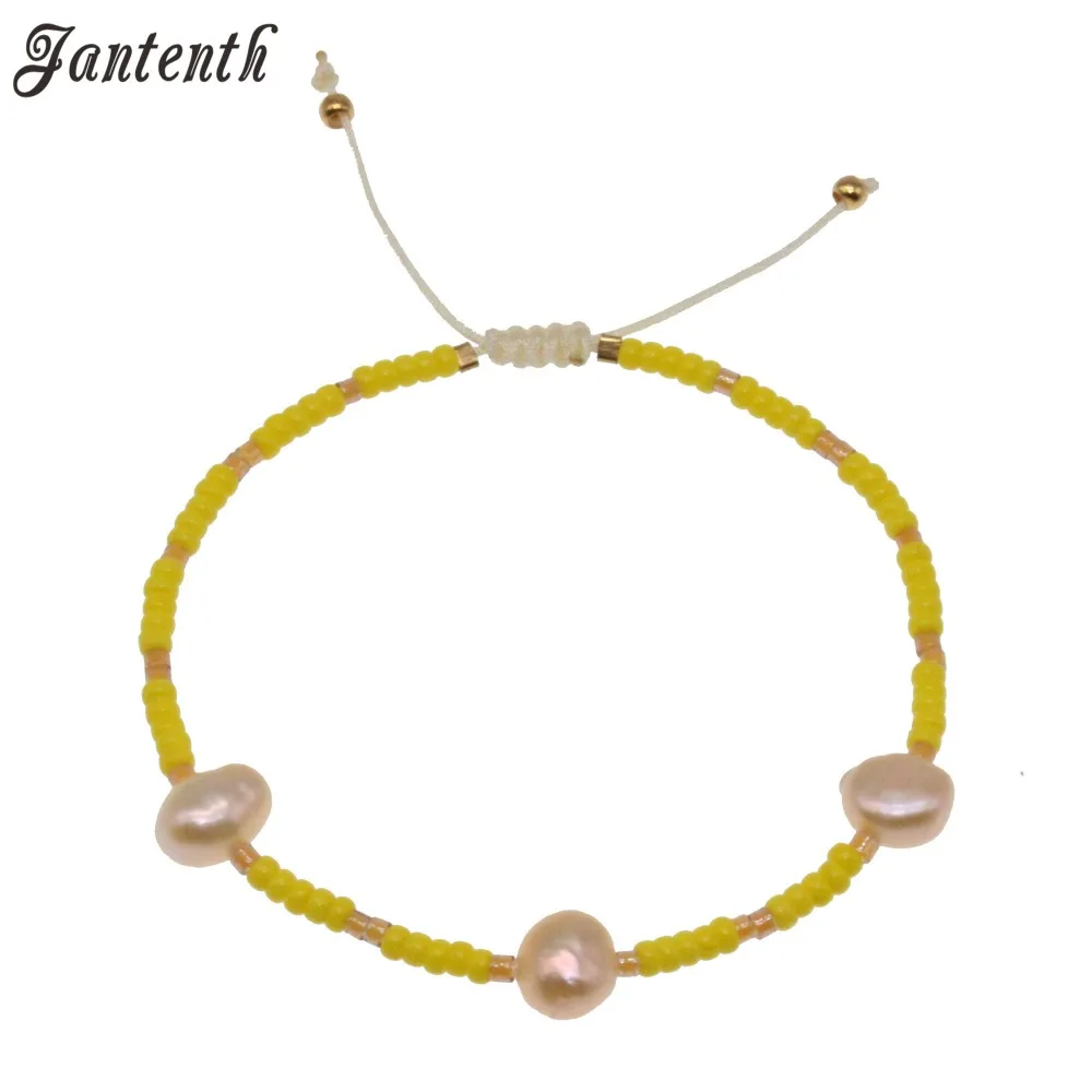 Фото Jantenth Yellow Beads Handmade Bracelet Natural Freshwater Pearl Women Bohemia Style Friend Gifts Nice Package Украшения и Jantenth Yellow Beads Handmade Bracelet Natural Freshwater Pearl Women Bohemia Style Friend Gifts Nice Package Украшения и