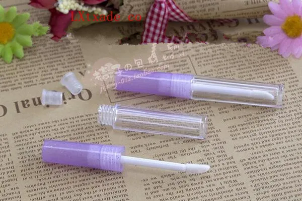 Бесплатная доставка 1 3 мл прозрачная пластиковая трубка черная пустая упаковка