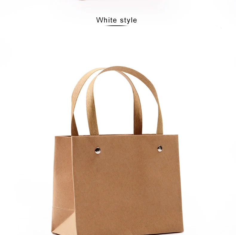 2018 Бесплатная доставка белая или коричневая бумага handband хранения мешок подарка