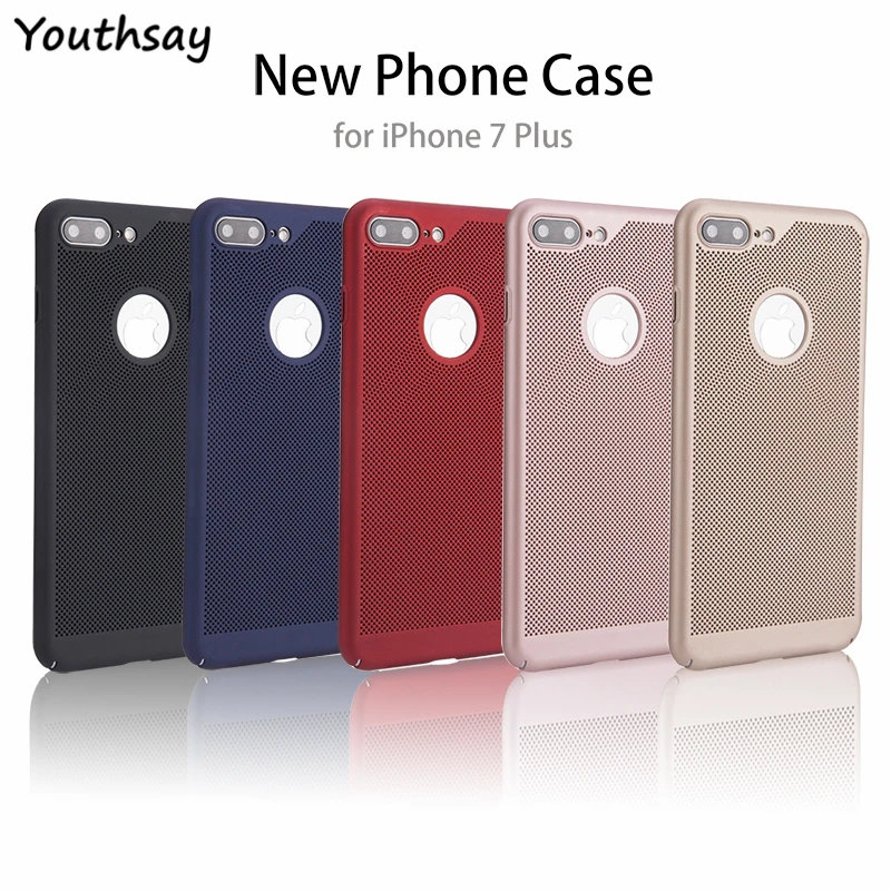 For Capa iphone 7 Plus Case Luxury Heat Dissipation Ultra-Thin Slim PC 8 Apple |