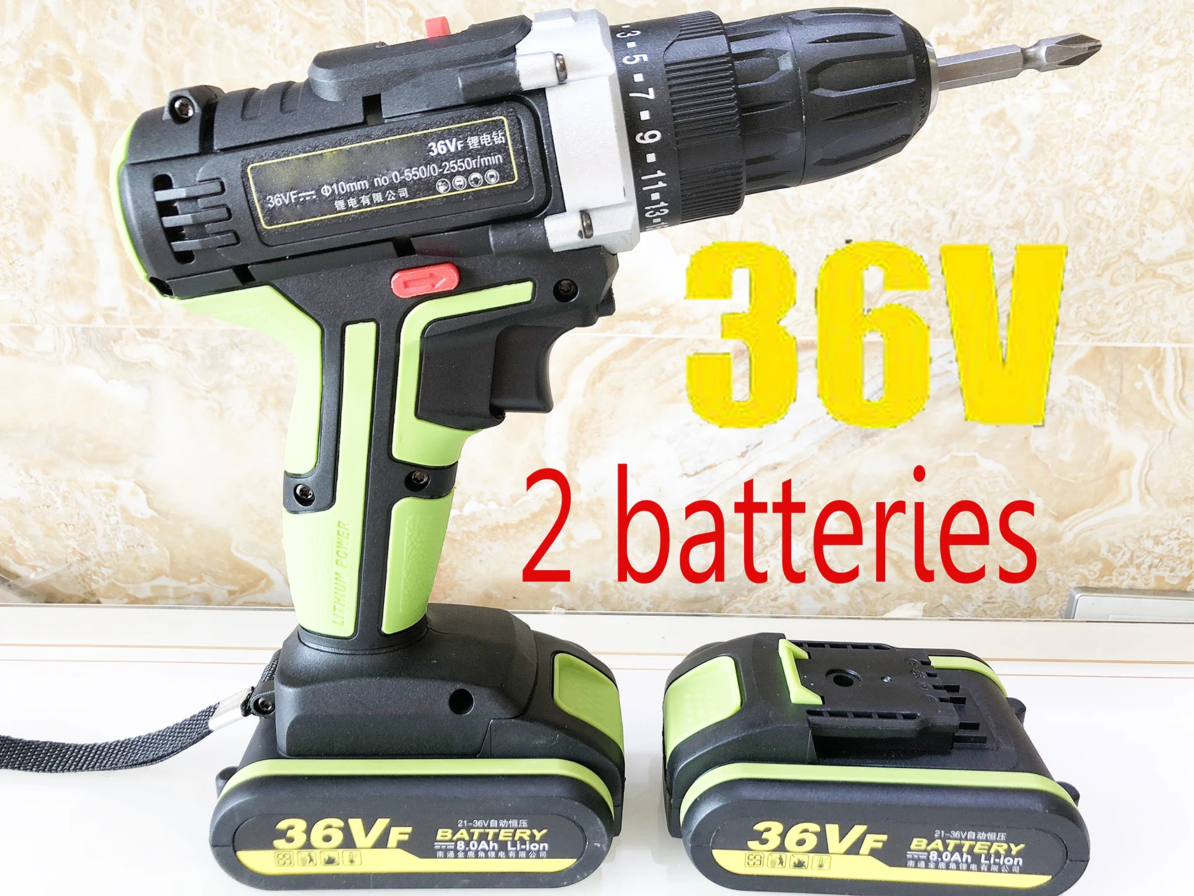 Шуруповерт двухскоростная электрическая дрель беспроводная ручная миниатюрная