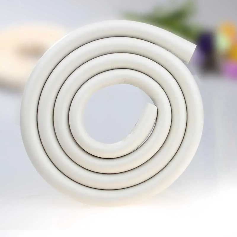 Silver gray 2 м детская защита ограничитель стола полосы устройства для детской безопасности стеклянная кромка мебель ужас Крушение Бар угловая защитная лента из пенки столкновения - Цвет: Silver gray