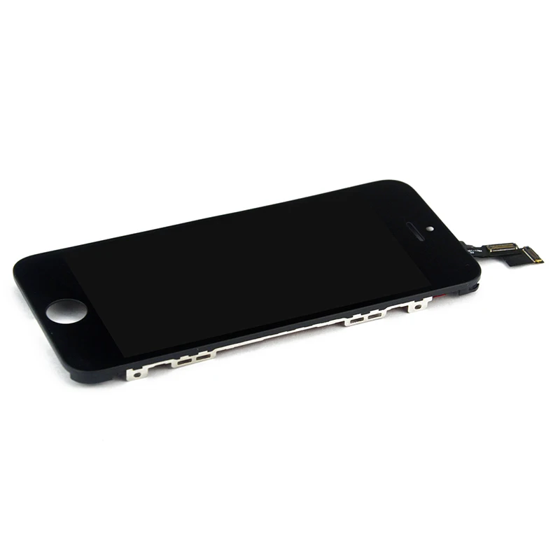 50 шт./лот DHL для iPhone 5S ЖК-дисплей сенсорный экран дигитайзер черный/белый Высокое качество комплекты сменных деталей AAA lcd