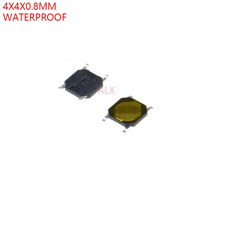 100 шт. 4X4x0.8mm 4PIN smd Такт кнопочный переключатель Микро ключ Тактильные