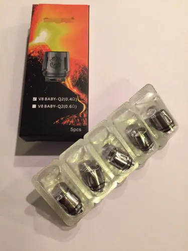 Дым для V8 BABY Q2 0.4ohm 5 шт катушка головка TFV8 Baby Beast Tank | США в наличии|Трубки и