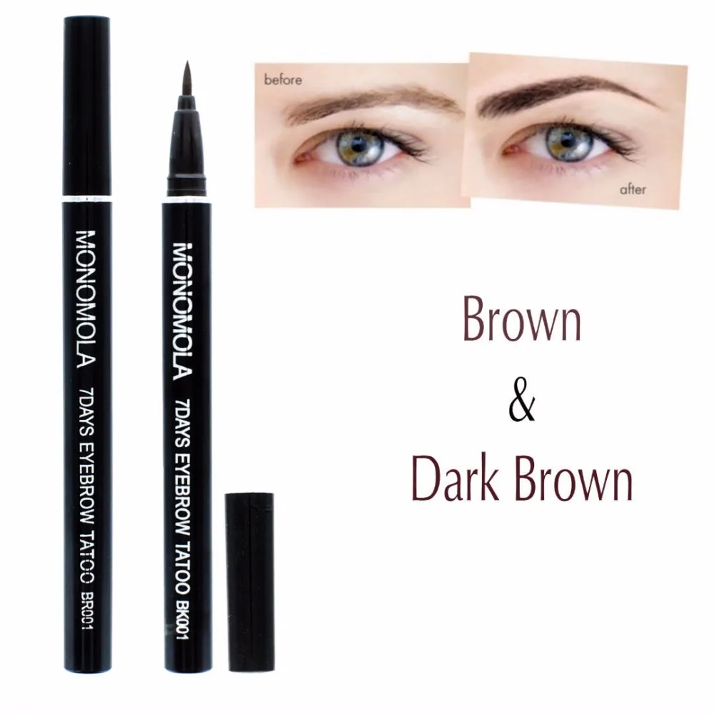 24 часа стойкий карандаш для бровей мягкая и гладкая Косметика краска татуажа