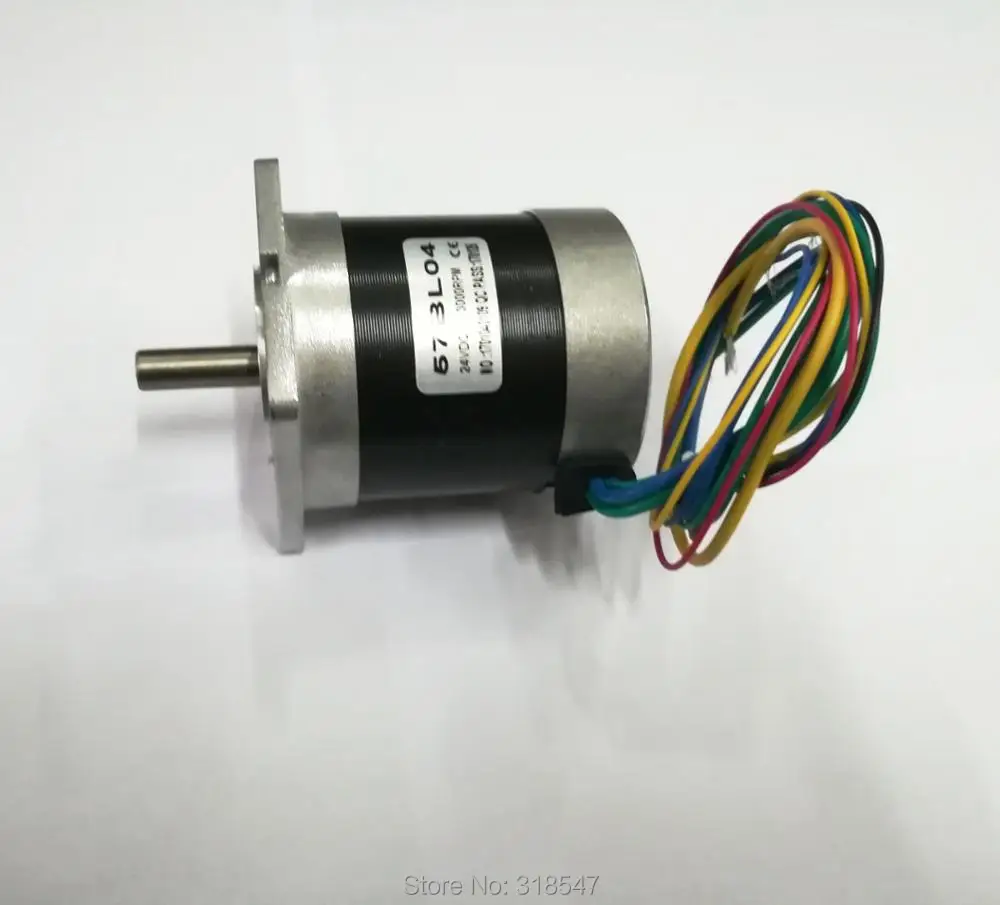 Бесщеточный электродвигатель постоянного тока 57BL04 24VDC 3000RPM 4.4A 69W CNC Medical - купить по
