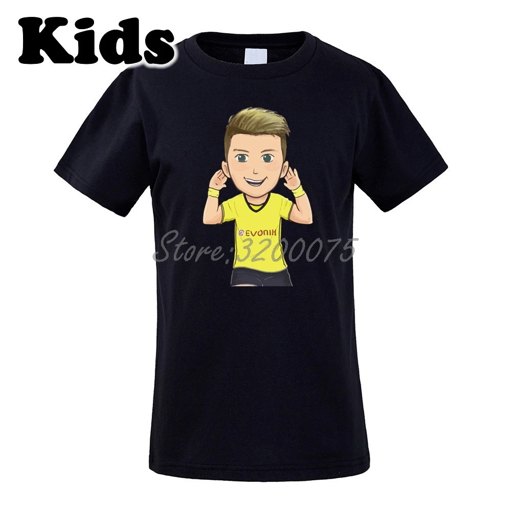 Детская футболка с героями комиксов Марко Реус 11 одежда Боруссия для мальчиков и