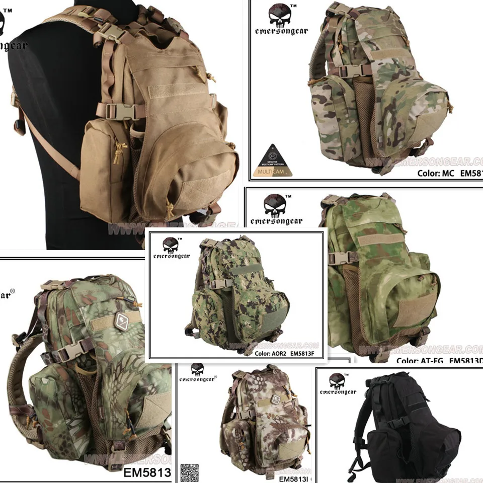 Emersongear Yote увлажняющий военный дорожный Многоцелевой Рюкзак molle сумка через плечо