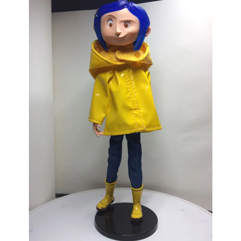 Горячая NECA фильм Coraline и секретная дверь плащ ПВХ Фигурки игрушки куклы 17