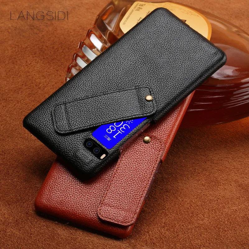 LANGSIDI марки телефона case small зерна личи половины завернутый чехол для ForMeizu Pro 7