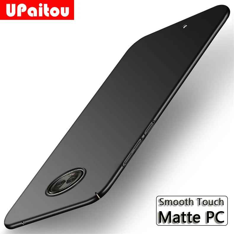 UPaitou чехол для Motorola Moto G6 G5S G4 Plus ультра тонкая жесткая матовая поверхность из