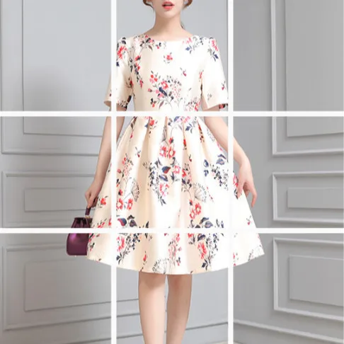 Fuerjia 2018 взрыв с короткими рукавами Темперамент дна Тонкий платье|slim dress|dress dress