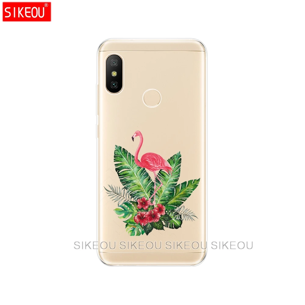 Силиконовый чехол для Xiaomi MI A2 LITE из мягкого ТПУ задняя крышка чехлы бампер