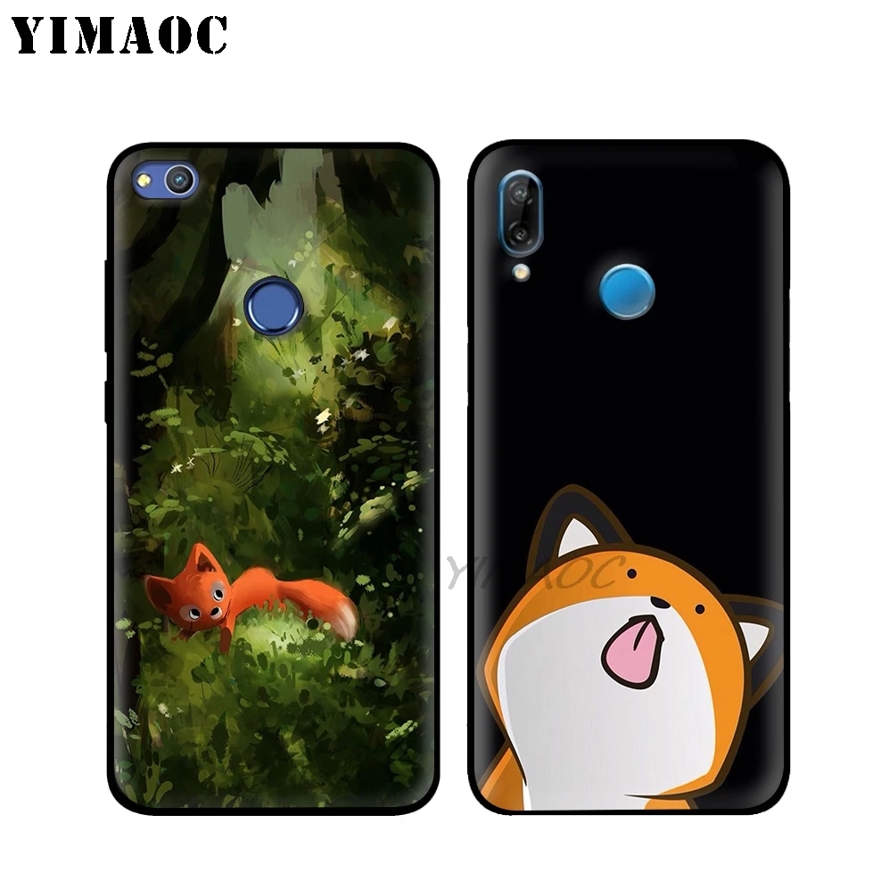 YIMAOC лиса искусство животного мягкий чехол для huawei Honor Коврики 20 9X Примечание 10 Pro