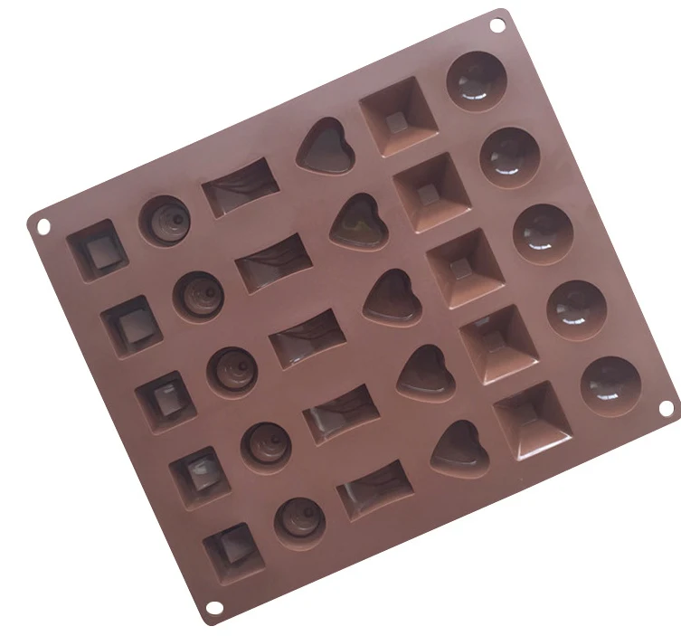 30 Полость вокруг сердца конфеты квадратная форма для печенья Форма помадки на