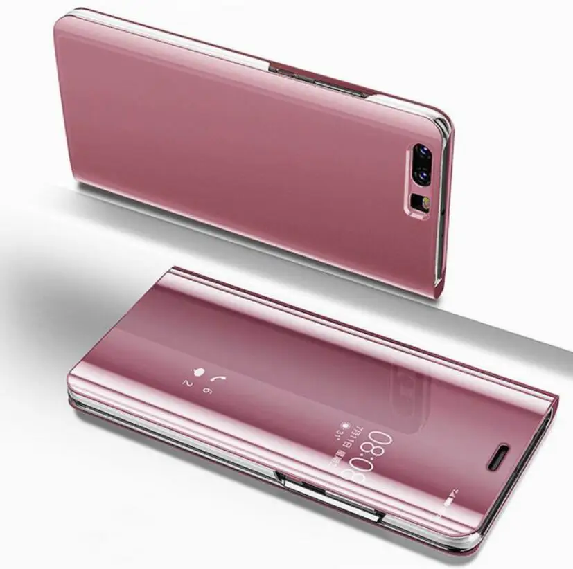 Прозрачный зеркальный чехол для huawei Honor 7A, чехол для Honor 7A DUA-L22, красивый кожаный флип-чехол с покрытием для Honor 7A 5,45"