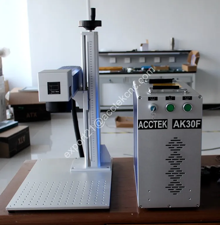 Волоконная Лазерная маркировка/ACCTEK cnc волоконная лазерная маркировочная машина