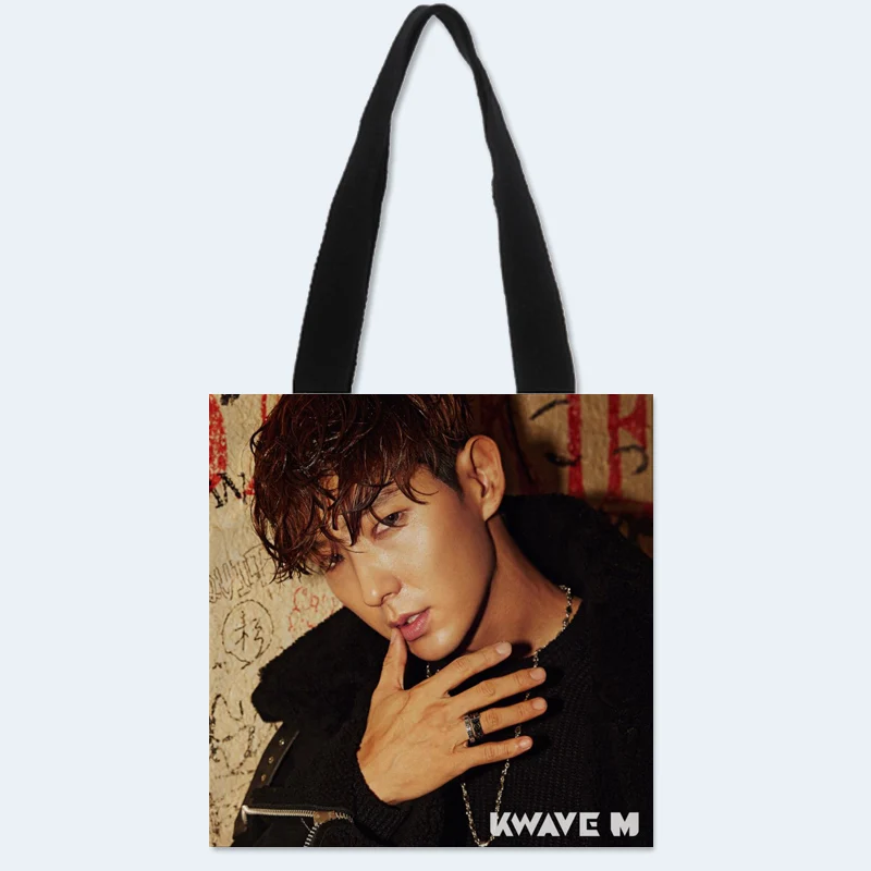 Пользовательские ли Джун GI печати сумка Холст сумка-тоут сумки для покупок и