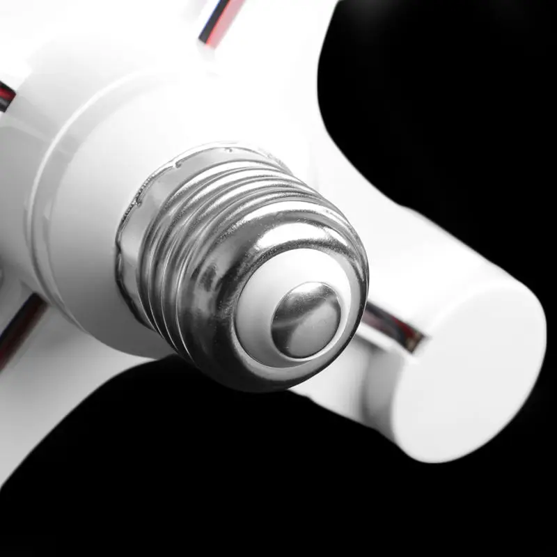 E27 4 in 1 LED Base Holder Socket Light Lamp Bulbs Converter 360° Screw Adapter | Освещение