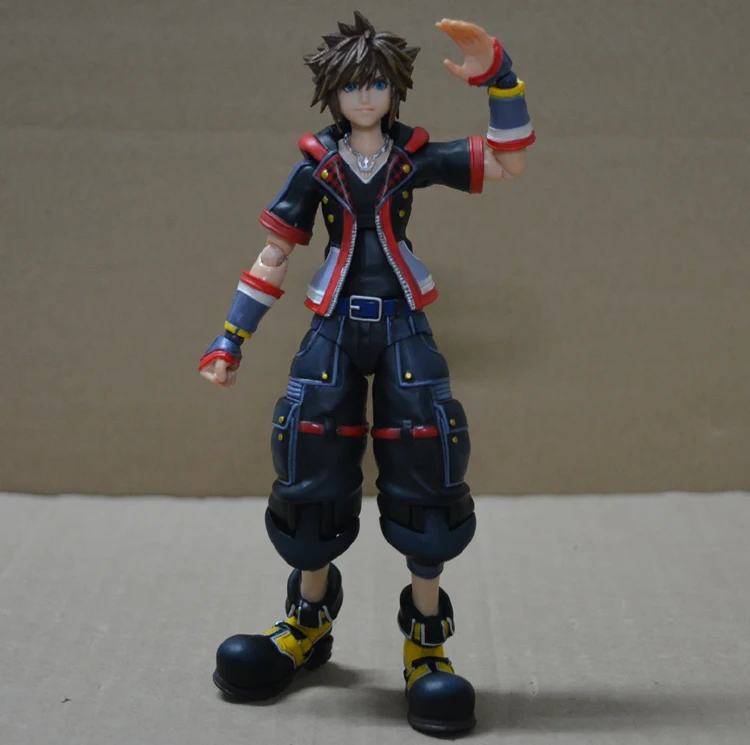 Оригинальная фигурка из ПВХ Sora2 Kingdom Hearts модель 13 см|Игровые фигурки и