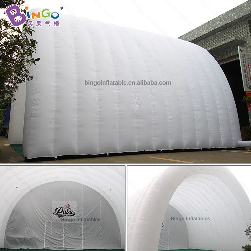 

Personalized 10x8x6 meters inflatable outdoor stage tent with green floor and custom LOGO toy tents