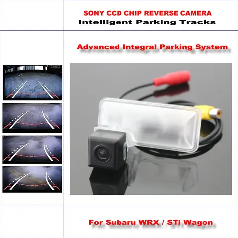 Для Subaru WRX/Wagon STi/BRZ 2011-2015 Автомобильная резервная задняя камера заднего вида HD интеллектуальная парковочная дорожка камера ПЗС