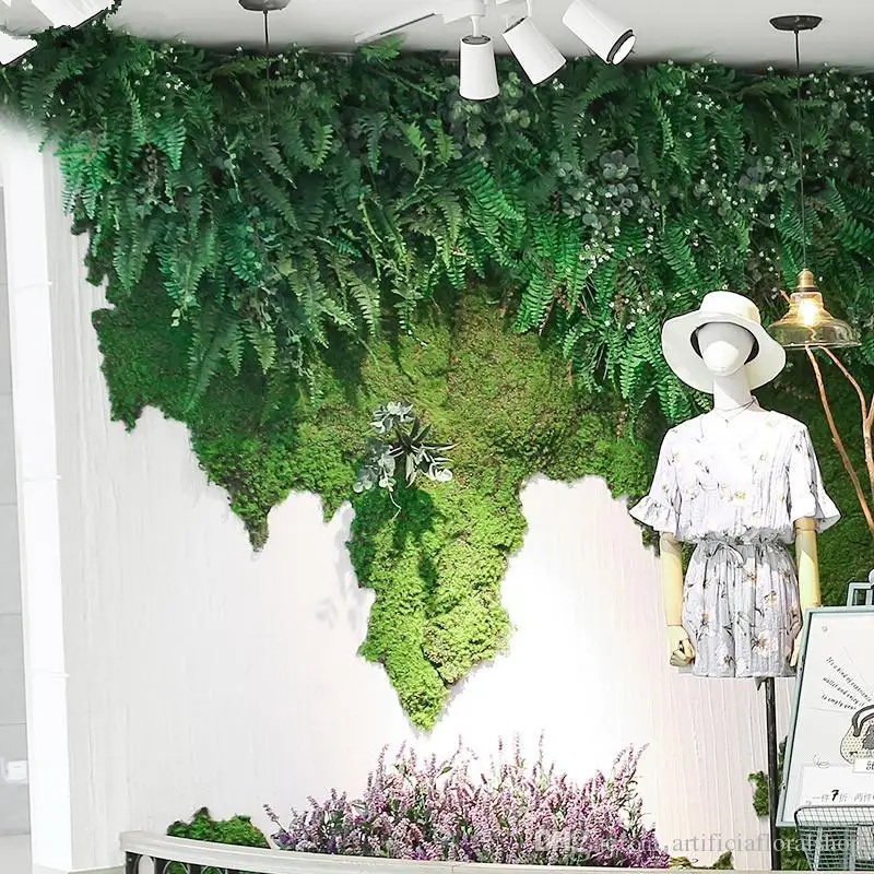 1 м * квадратное искусственное растение лужайка домашнее моделирование фон Стена