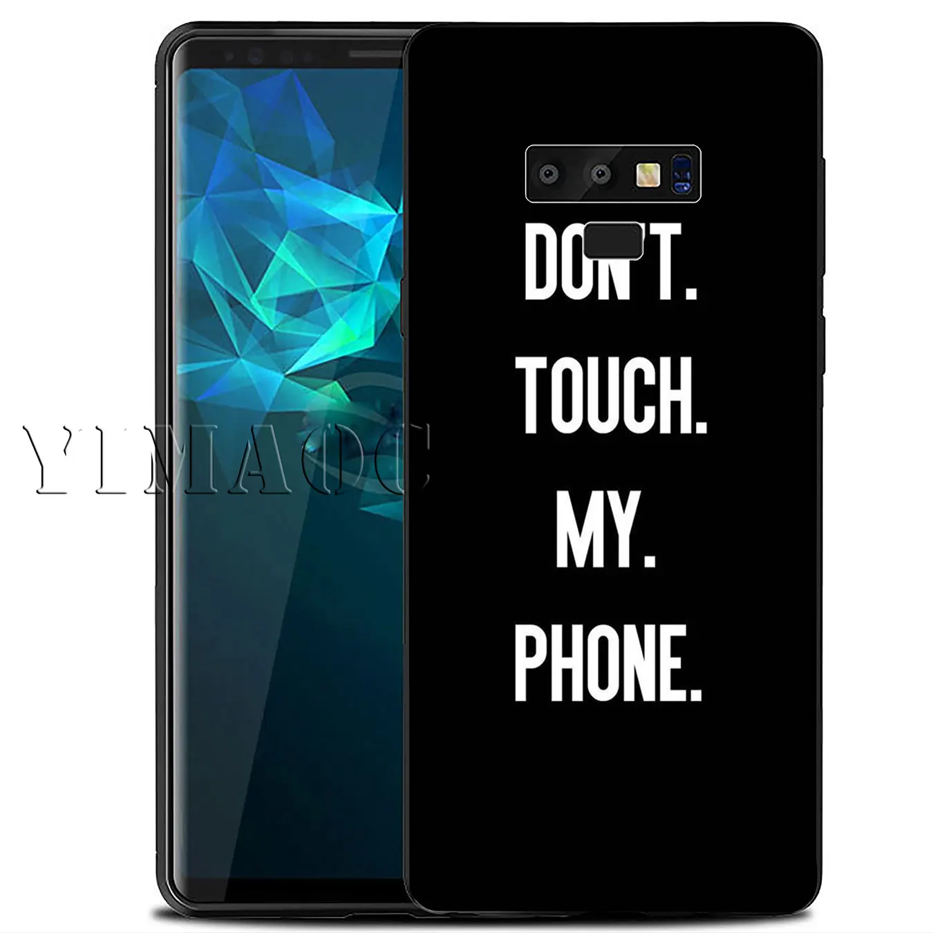 YIMAOC don't touch phone Soft Silicone Case for Samsung Galaxy A70 A60 A50 A40 A30 A20 A10 A10S A20S A30S A40S A50S Phone Cover |