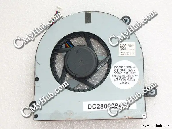 Вентилятор охлаждения для Dell Alienware M17x R3 R4 R5 DC5V 0.5A GPU DFS601605HB0T FC8J DC28000BGF0 0FKDN8 FKDN8 0thpdj THPDJ
