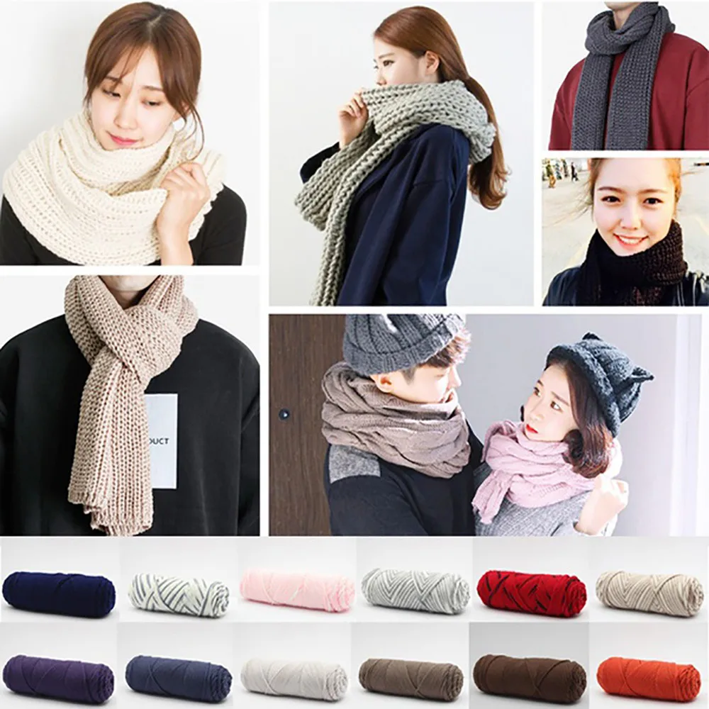 2019 Горячая Распродажа прочный практичный 100 г массивный Шерсть ровинг шарф