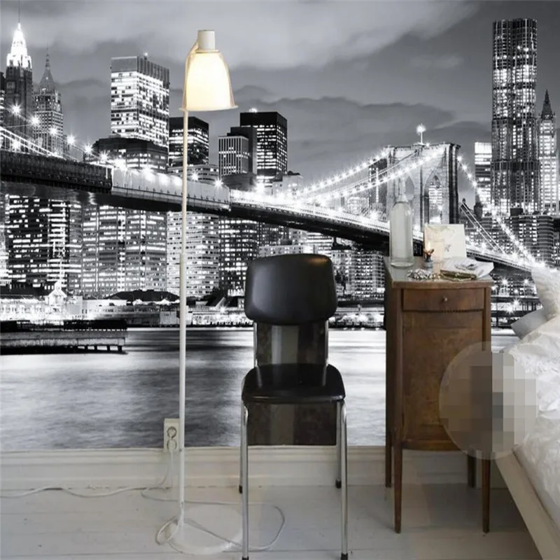 Пользовательские Любой Размер Современная Настенная бумага Гостиная