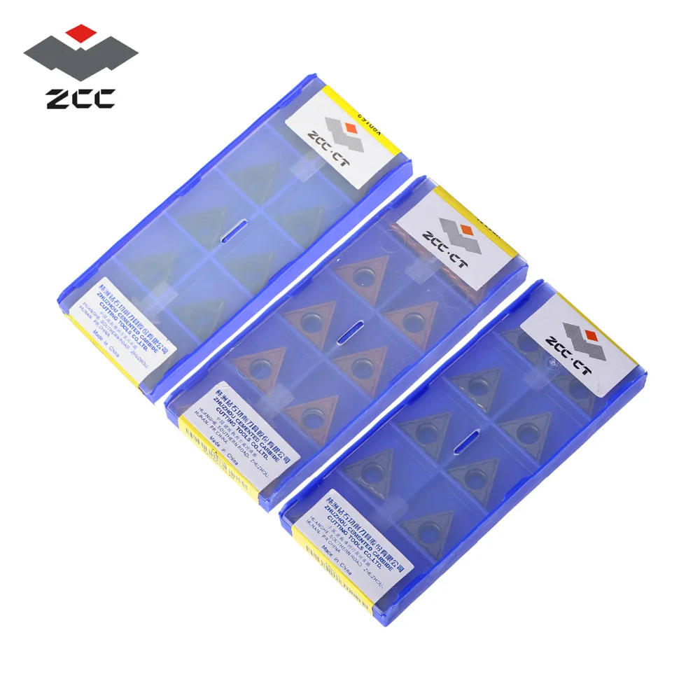 

10pcs/lot ZCC.CT TCMT 16T304 TCMT110204 promotional tungsten carbide turning inserts for steel stainless steel CNC lathe tools