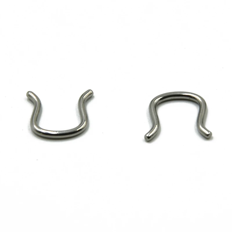 New Sexy Unisex Septum Retainer 316l Surgical Steel Horseshoe U Shape Ear Hanger Nose Septum Rings Piercing Body Fashion Jewelry