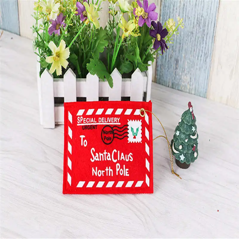 2019 Рождественский конверт поздравительная открытка Конфета мешок подарок