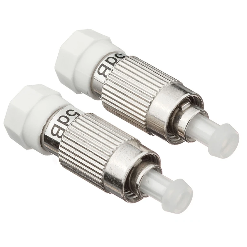 10pcs FC UPC fiber FM attenuator female to male plug type 0db 1dB 2db 3db 5dB 7dB ftth optical attenuator Free Shipping ELINK