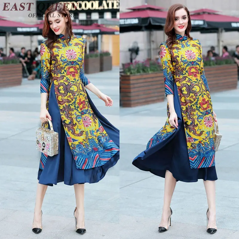 Китайские Восточные платья в восточном стиле традиционное китайское платье