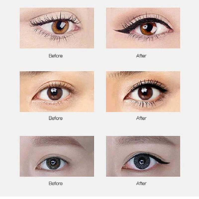 2017 самая дешевая водонепроницаемая черная жидкая подводка для глаз Ручка Макияж